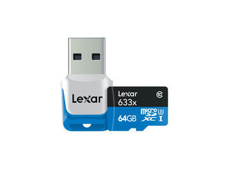 Fotocasión: TARJETA MICRO SD 256 GB LEXAR CL.10 633X CON ADAPT SD, LEXAR